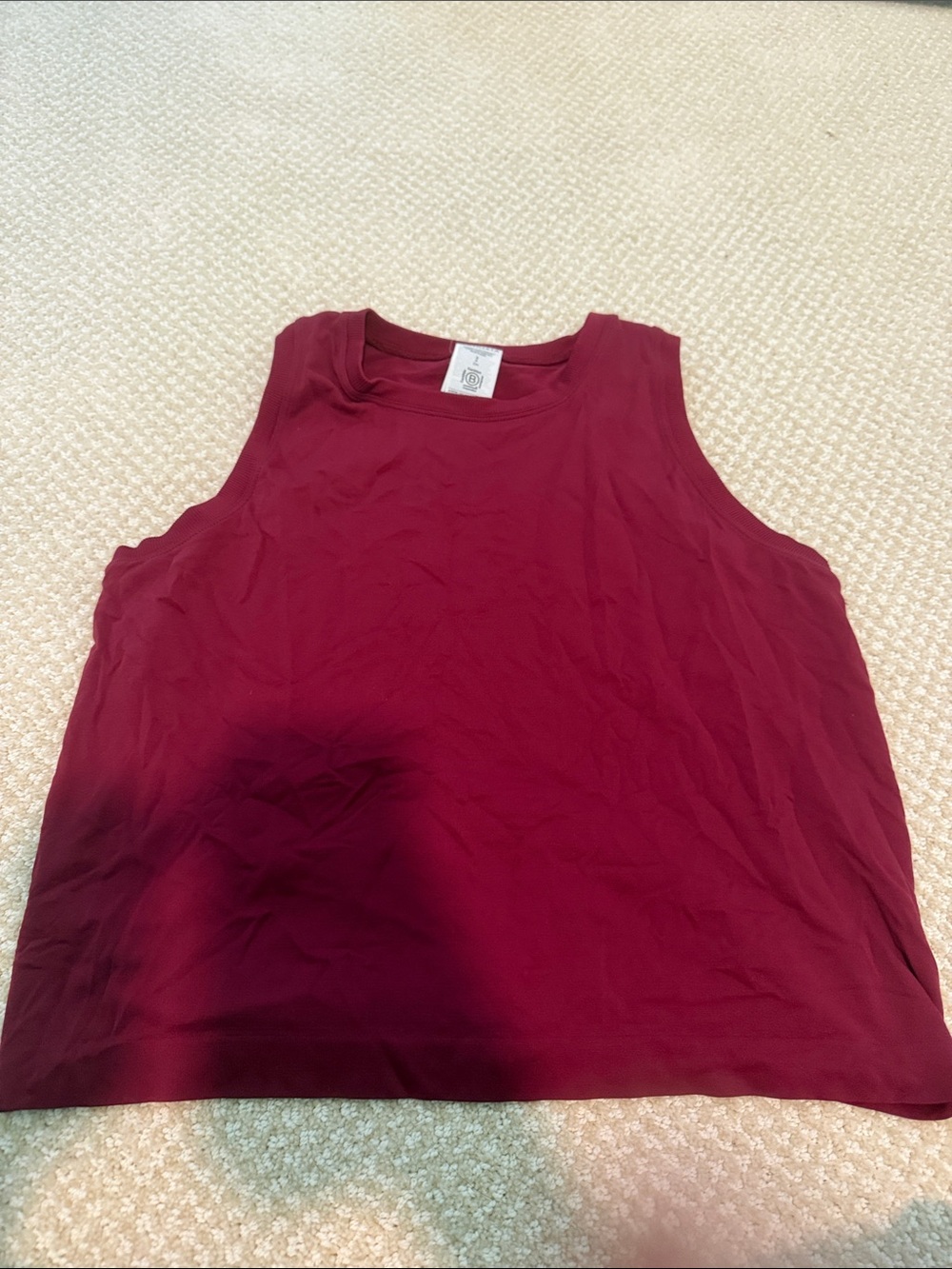 Athleta Burgundy Sleeveless Athletic Tank